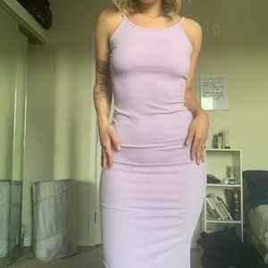 Purple Bodycon Dress